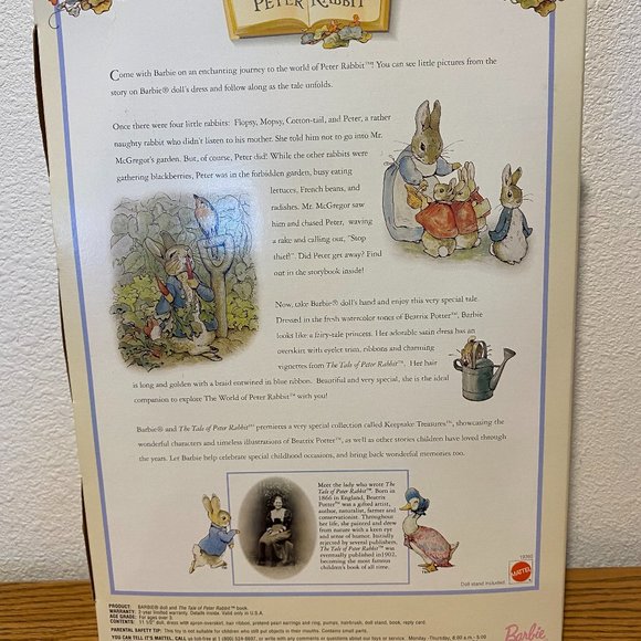 Barbie The Tale of Peter Rabbit Doll - Picture 4 of 10